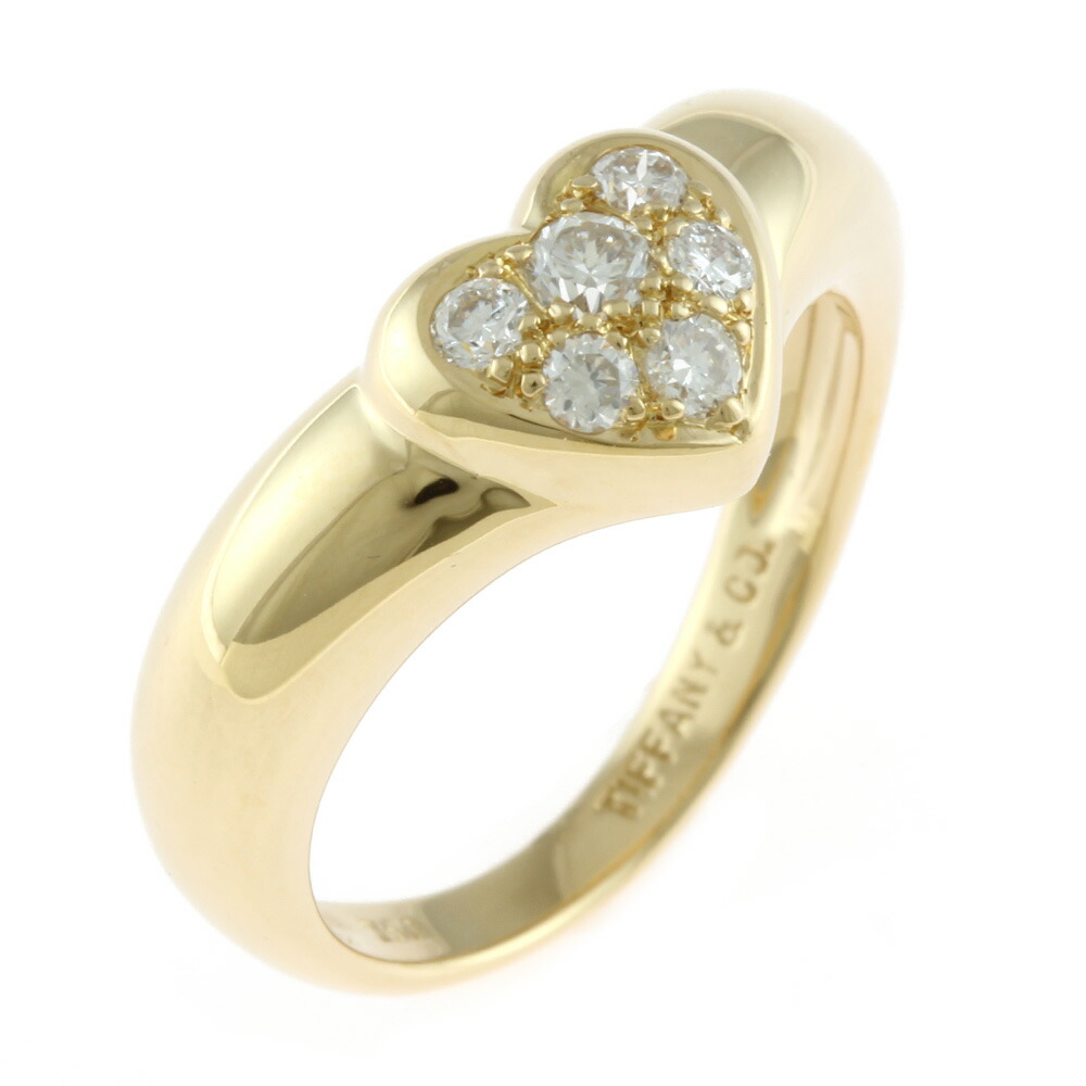 送料無料 中古 Tiffany Co ティファニー K18 アクセサリー アクセ リング 指輪 ダイヤモンド ハート パヴェ 10号 ゴールド レディース おしゃれ かわいい おすすめ ギフト プレゼント 18金 K18ゴールド Sh Bj Bim Antaraglobal Org