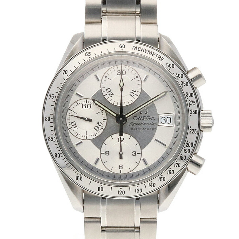 送料無料 中古 Omega オメガ Ss 腕時計 クロノグラフ スピードマスター シルバー メンズ おしゃれ かっこいい おすすめ ギフト プレゼント ステンレススチール Sh Bim Levelupseduction Com