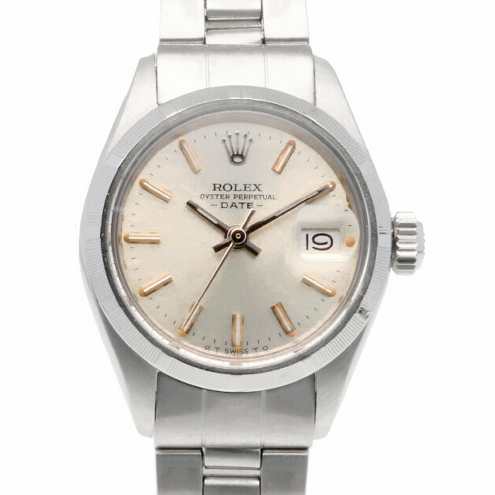 送料無料 中古 Rolex ロレックス Ss 腕時計 オイスターパーペチュアル 38番 1973年式 デイト 6919 シルバー レディース おしゃれ かわいい おすすめ ギフト プレゼント ステンレススチール Sh Bim Fitzfishponds Com