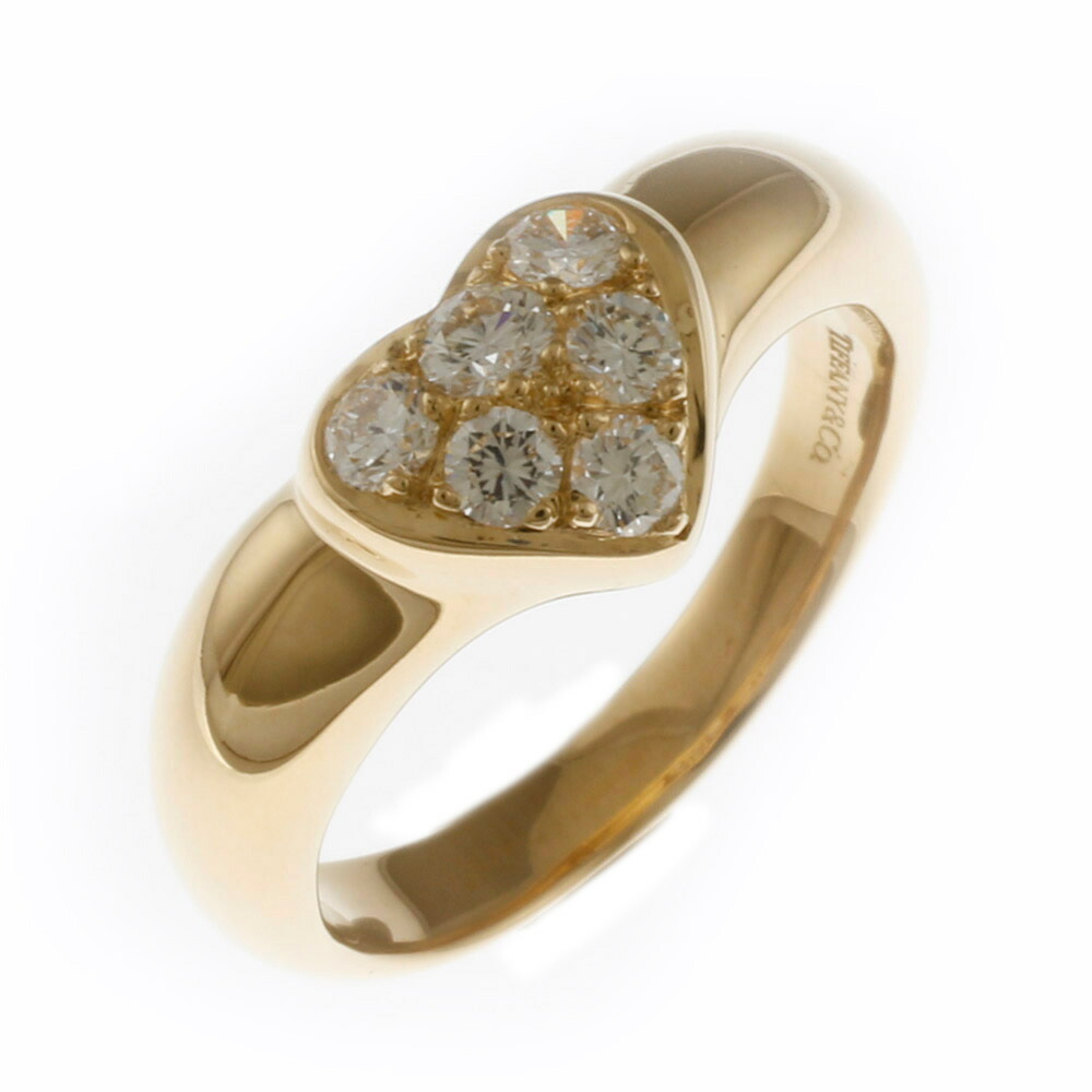 ティファニー TIFFANYCo. フレンドシップ リング・指輪 9.5号 18金 K18ゴールド ダイヤモンド レディース 中古