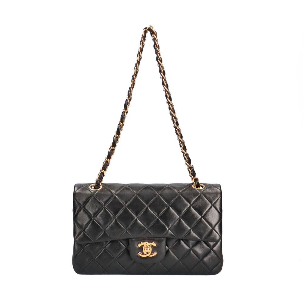 中古 CHANEL ジャンボ ラムスキン ダブルフラップバッグ 楽天市場】シャネル ダブルフラップ25 マトラッセ ショルダー
