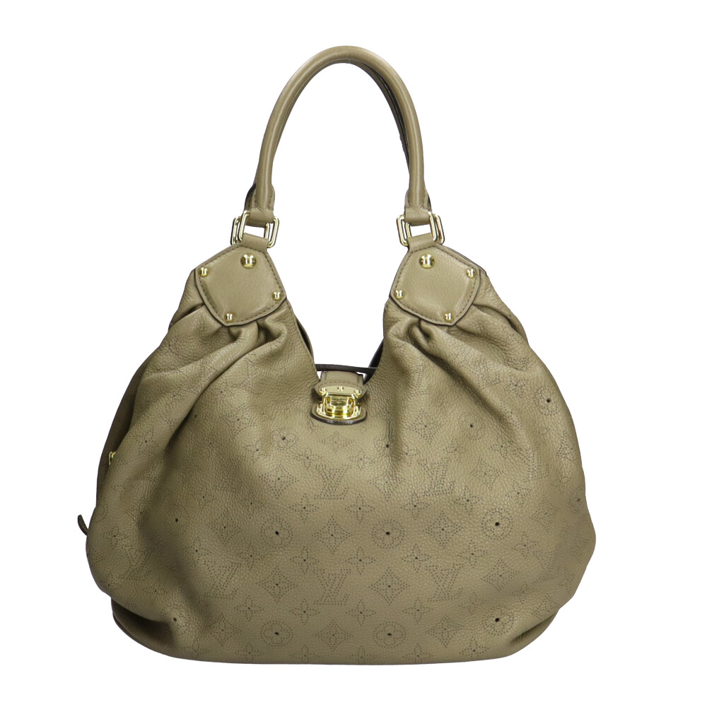 ルイヴィトン LOUIS VUITTON XL マヒナ ショルダーバッグ モノグラムマヒナ 薄墨色 レディース 中古