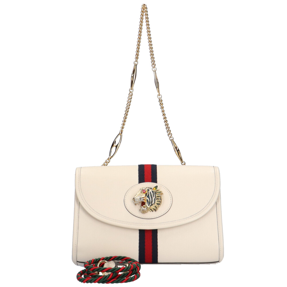 ファッションデザイナー グッチ GUCCI ラジャ ショルダーバッグ レザー