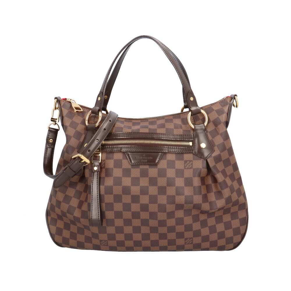 ルイヴィトン イーヴォラMM ダミエ ショルダーバッグ ルイヴィトン ダミエキャンバス N41131 ブラウン レディース LOUIS VUITTON 中古2way｜Ｒ＆Ｋ　リサイクルキング