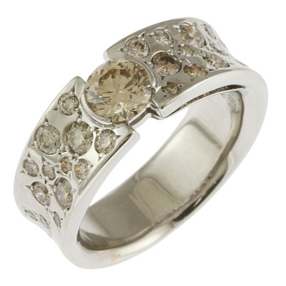 カシケイ メランジェ リング 指輪 カシケイ 13号 18金 ダイヤモンド 1.35ct レディース KASHIKEY 中古