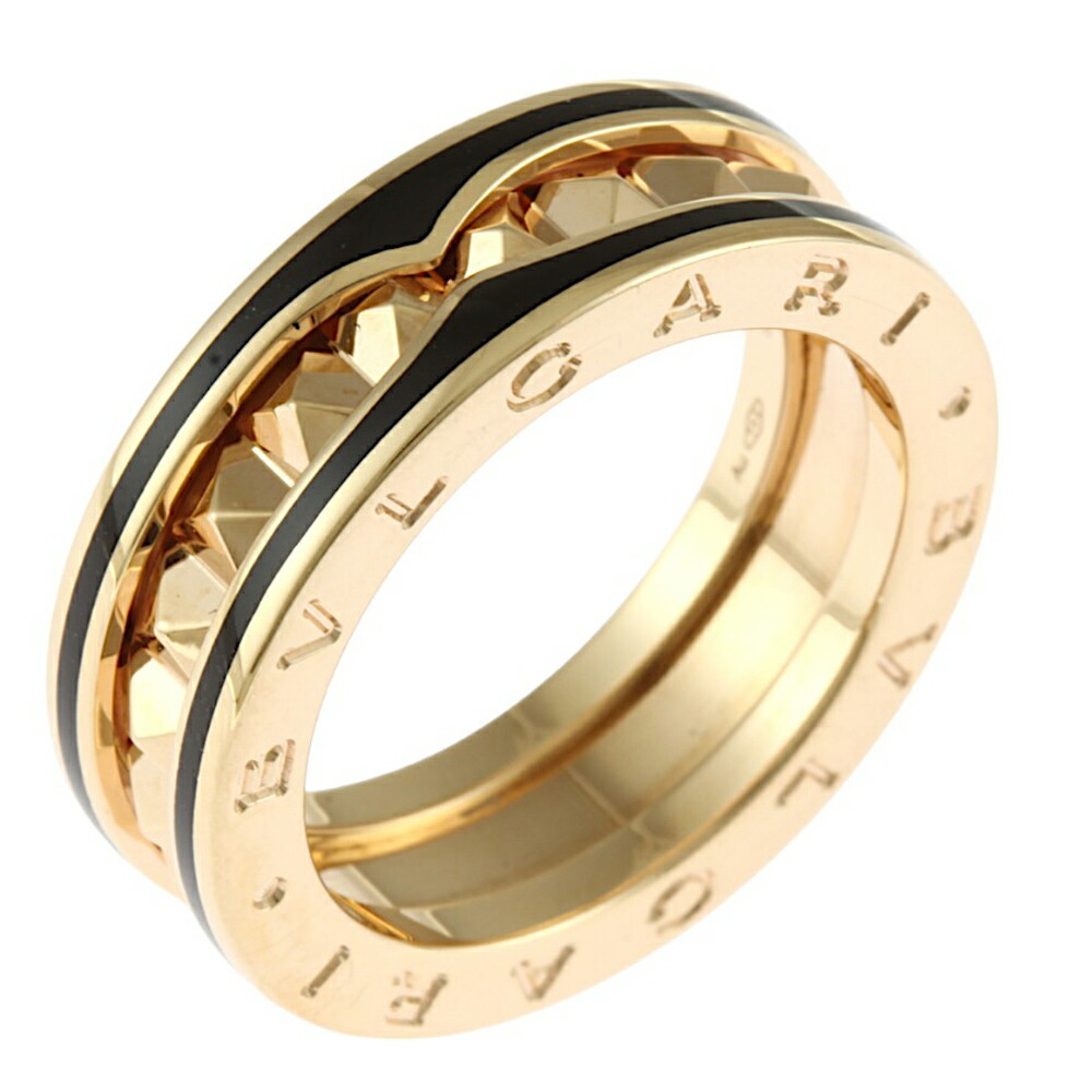 ブルガリ B-zero.1 ビーゼロワン ロック リング 指輪 ブルガリ 14.5号 18金 レディース BVLGARI 中古