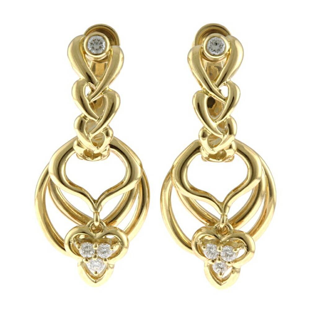 ミキモト イヤリング ミキモト 18金 ダイヤモンド レディース MIKIMOTO 中古４WAY｜Ｒ＆Ｋ　リサイクルキング