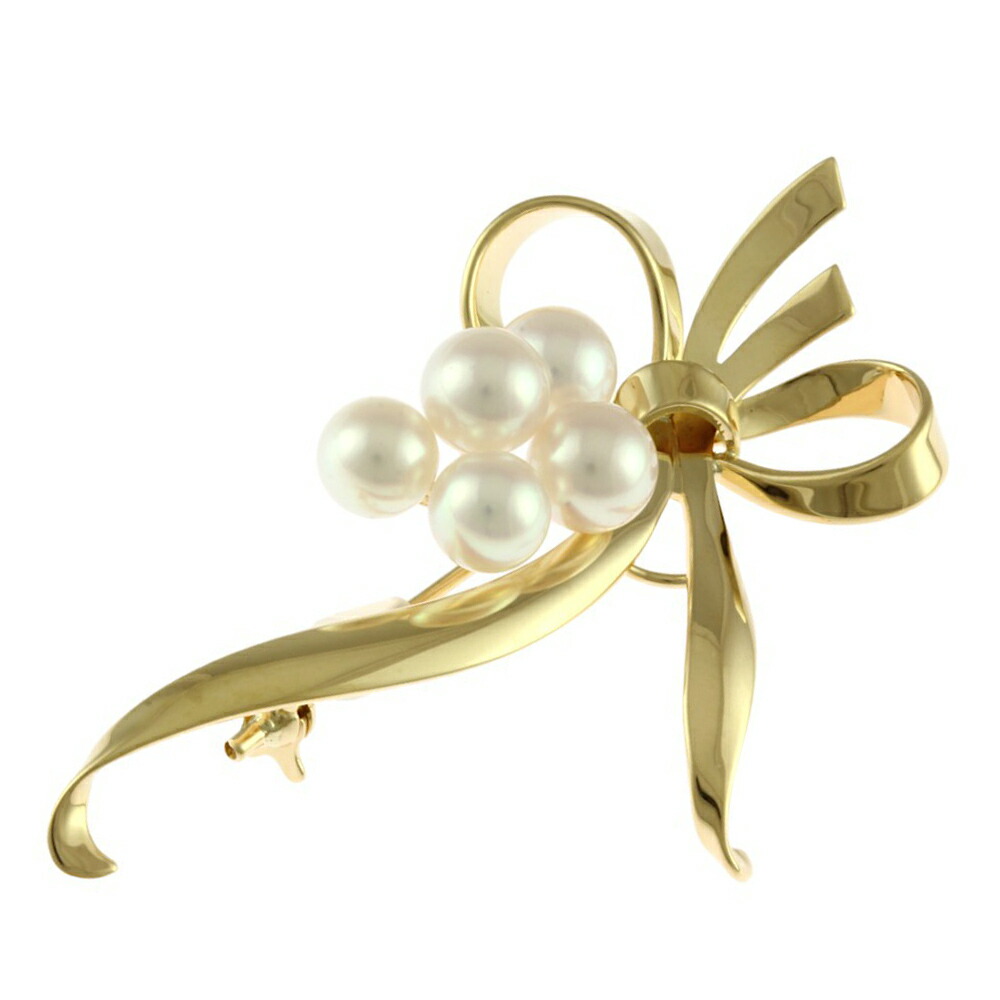 本日限定セール！明日発送！【特価☆】ミキモト SV リーフ　あこやブローチ MIKIMOTO ミキモト SV リーフ あこや真珠ブローチ パール 本真珠