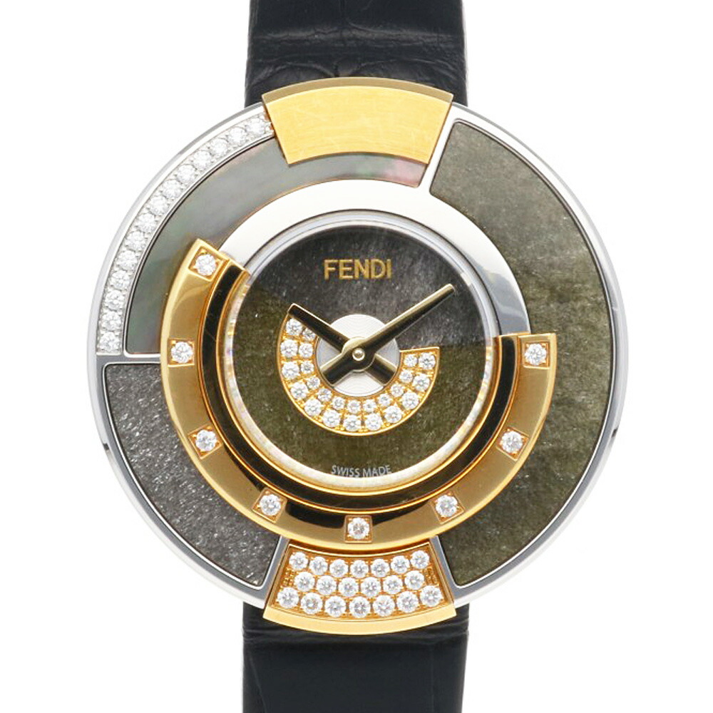 ピンクの猫188 FENDI フェンディ　ポリクロミア　ダイヤ 腕時計 ピンクの猫様専用188 FENDI フェンディ ポリクロミア ダイヤ