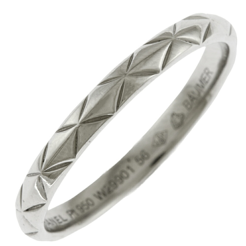 美品‼︎シャネル CHANELマトラッセリング #57 PT950 楽天市場】シャネル マトラッセ #57 リング・指輪 プラチナPT950