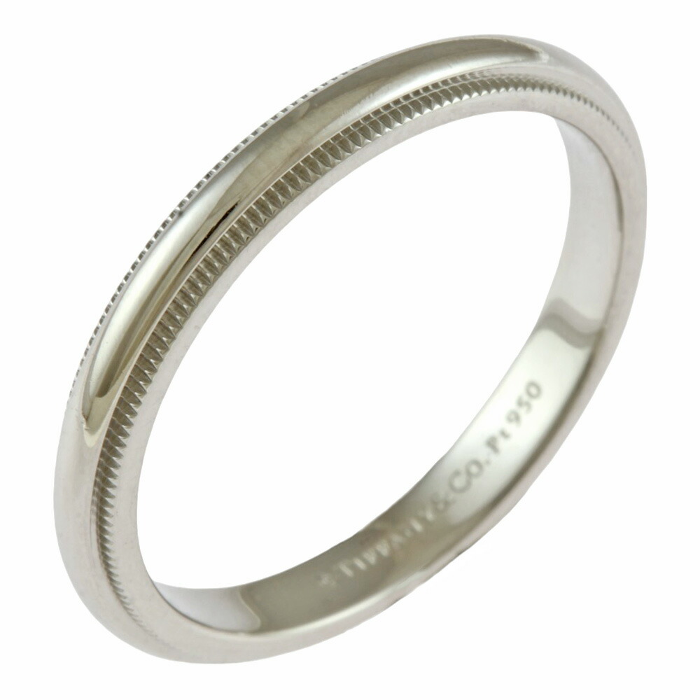 Tiffany & Co. プラチナ ミルグレインリング　15号　プラチナ 15号【TIFFANY&Co./ティファニー】 リング・指輪 ミルグレイン