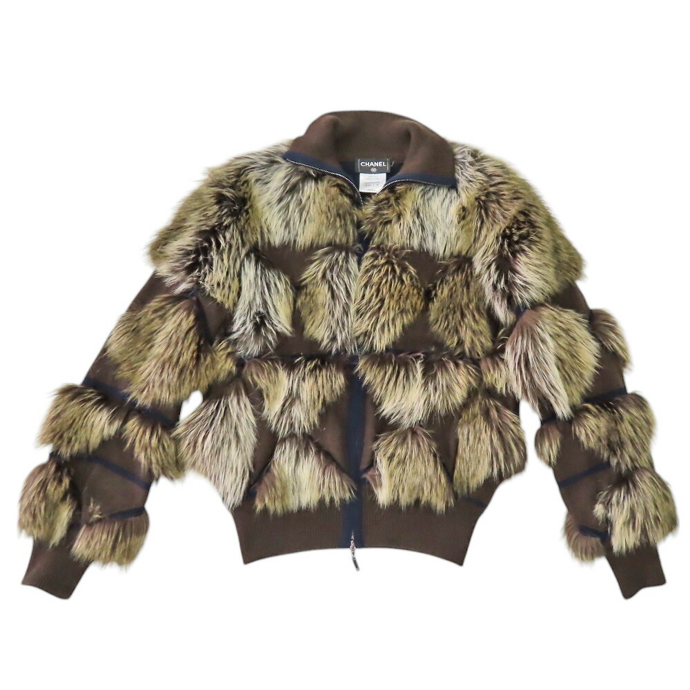 楽天市場】【γ】【返品可】シャネル CHANEL ファージャケット 2021年AW