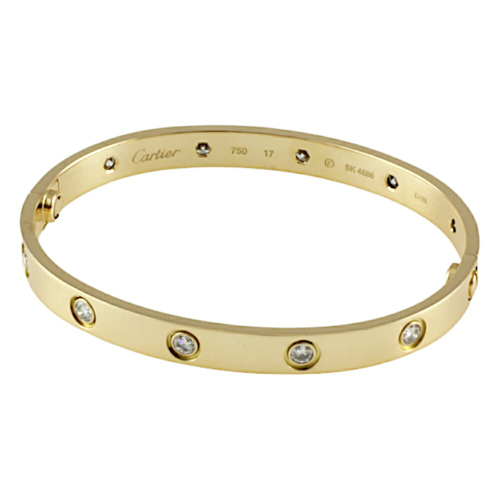 Cartier バングル 19cm ダイヤモンド付き 楽天市場】カルティエ ラブ ブレスレット クラシックモデル 4