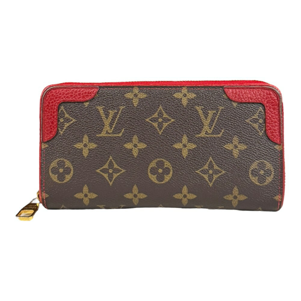 ルイヴィトン ジッピー モノグラムレティーロ 長紙入れ ルイヴィトン  モノグラム帆布 M61854 レディース LOUIS VUITTON 中古