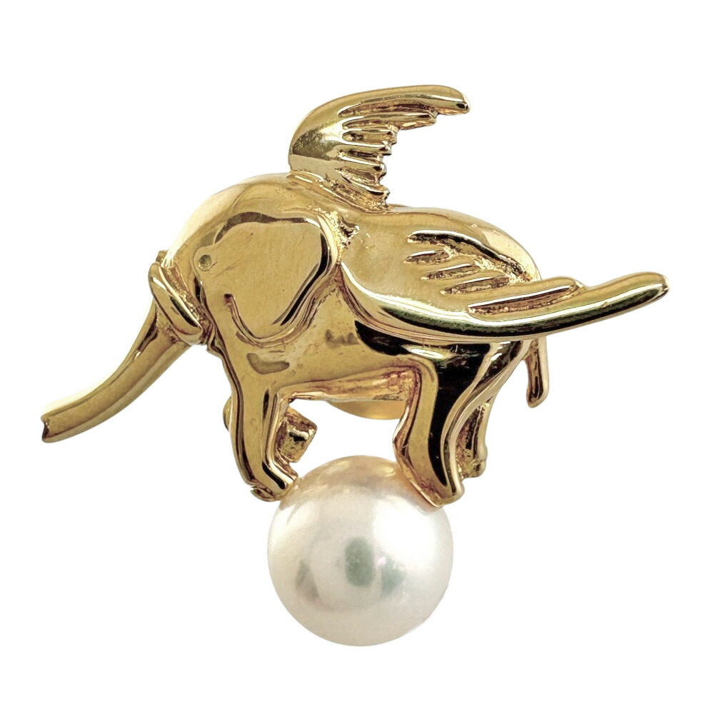 楽天市場】ミキモト ブローチ MIKIMOTO リーフ 真珠 3.5~6.4mm