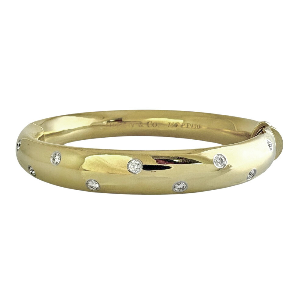 Tiffany & Co. バングル TB7054】Tiffany&Co. hook&loop bangle/silver925,K18
