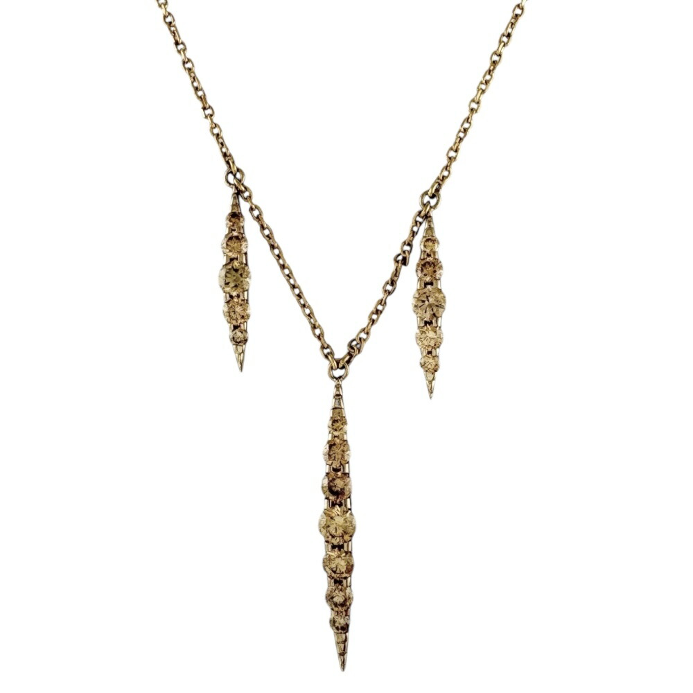 カシケイ K18BG ブラウンダイヤモンドネックレス ネイキッド カシケイ ペンダントネックレス K18BG ブラウンダイヤ1.00ct