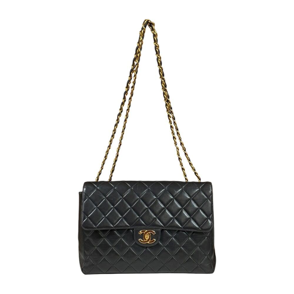 シャネル デカマトラッセ30 ショルダーバッグ シャネル 子ヒツジひと肌 黒いこと レディース CHANEL 中古Wチェーン店 レディースバッグ-ショルダーバッグ・メッセンジャーバッグ-バッグ・小物・ブランド雑貨