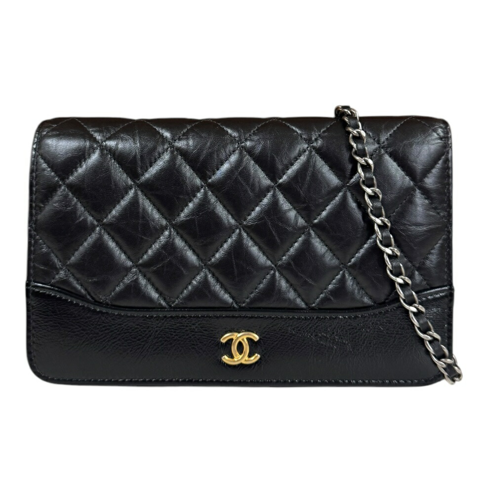 シャネル ガブリエル ドゥ シャネル ウォレットチェーン シャネル ラムスキン A84389 レディース CHANEL 中古|R&K リサイクルキング