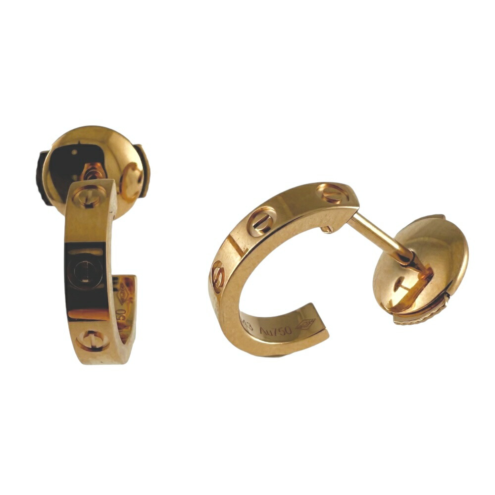 カルティエ ミニラブ ピアス カルティエ 18金 レディース CARTIER 中古