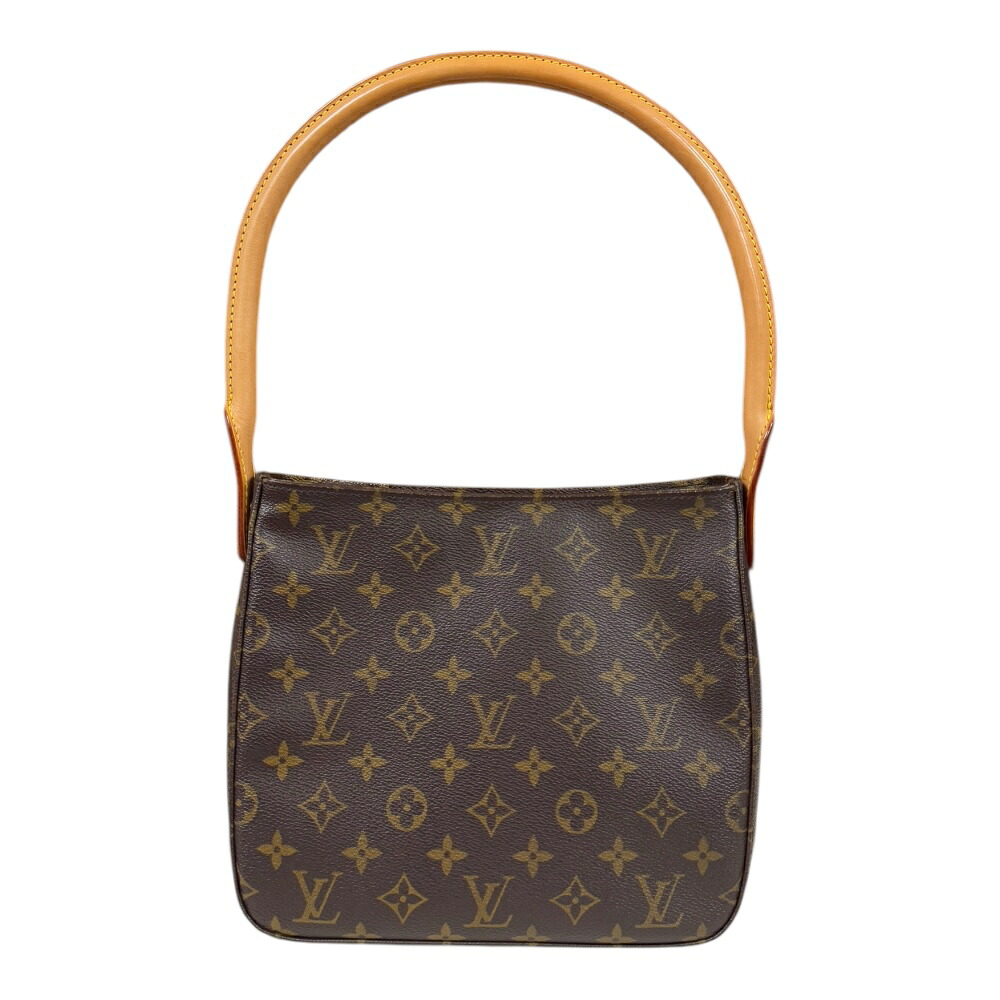 ルイヴィトン ルーピングMM モノグラム ショルダーバッグ ルイヴィトン モノグラムキャンバス M51146 ブラウン レディース LOUIS VUITTON 中古