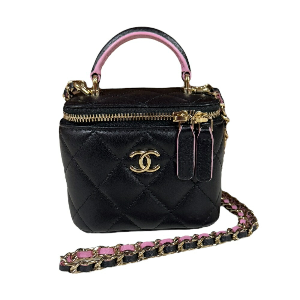 楽天市場】シャネル CHANEL バニティケース チェーンショルダー