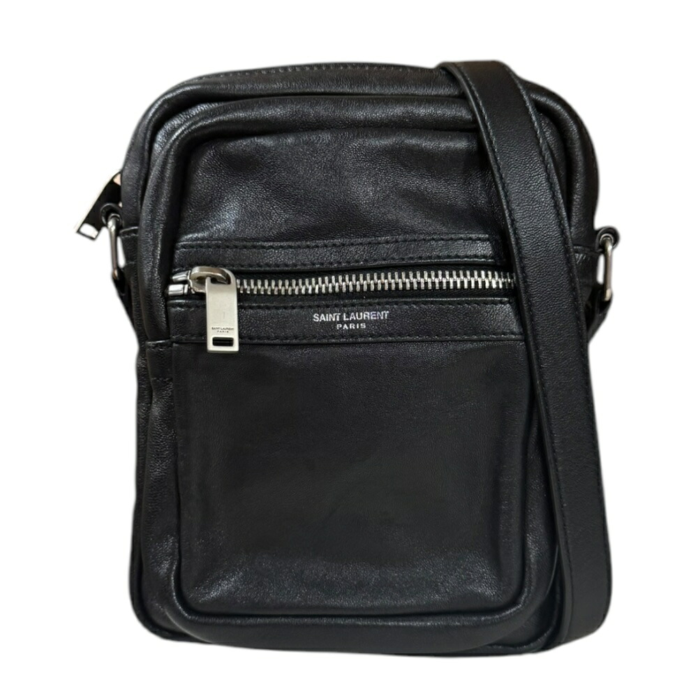 サンローラン ショルダーバッグ サンローラン レザー 581700-0520 ブラック レディース SAINT LAURENT 中古｜Ｒ＆Ｋ　リサイクルキング