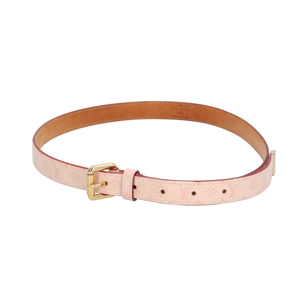 LouisVuitton ベルト レディース モノグラム/赤 M9498 楽天市場】LOUIS VUITTON ルイヴィトン サンチュール M9498