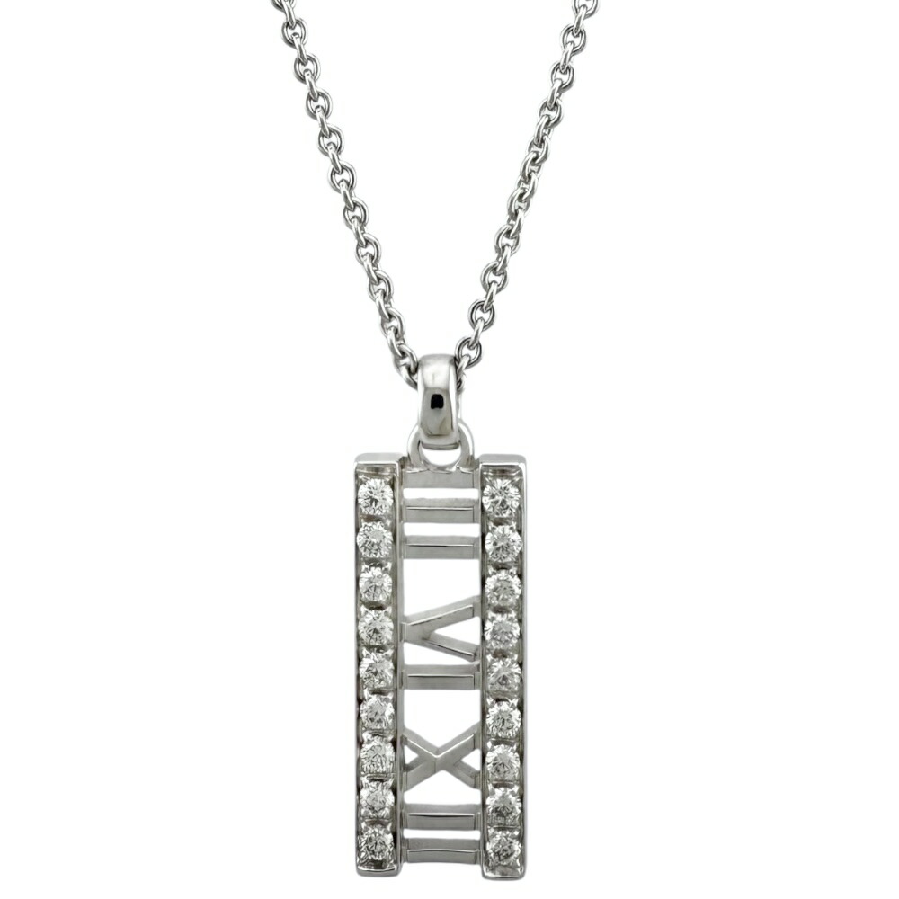 TIFFANY&CO. ネックレス　アトラス　バー　シルバー　#A-102 ティファニー TIFFANY＆CO オープンアトラスネックレス シルバー