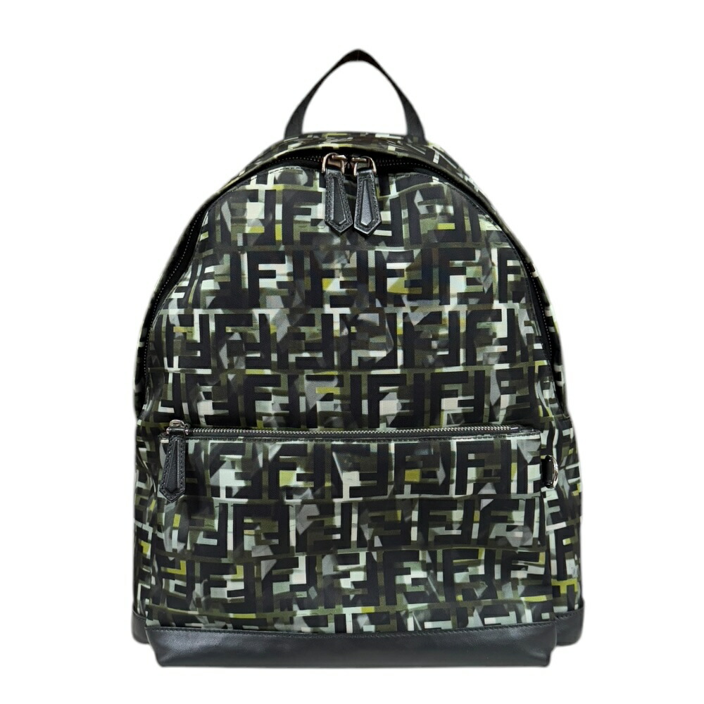 ⭐フェンディ⭐リュック バックパック デイパック ズッカ レザー ブラック 楽天市場】フェンディ FENDI リュック ズッカ ナイロン/レザー