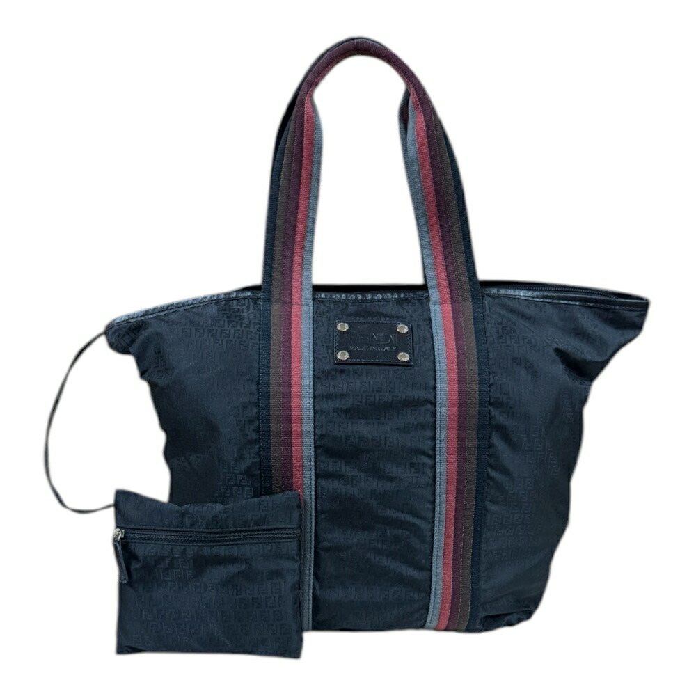 フェンディ ズッキーノ トートバッグ フェンディ ナイロン 7VA240 ブラック ユニセックス FENDI 中古 26,048円