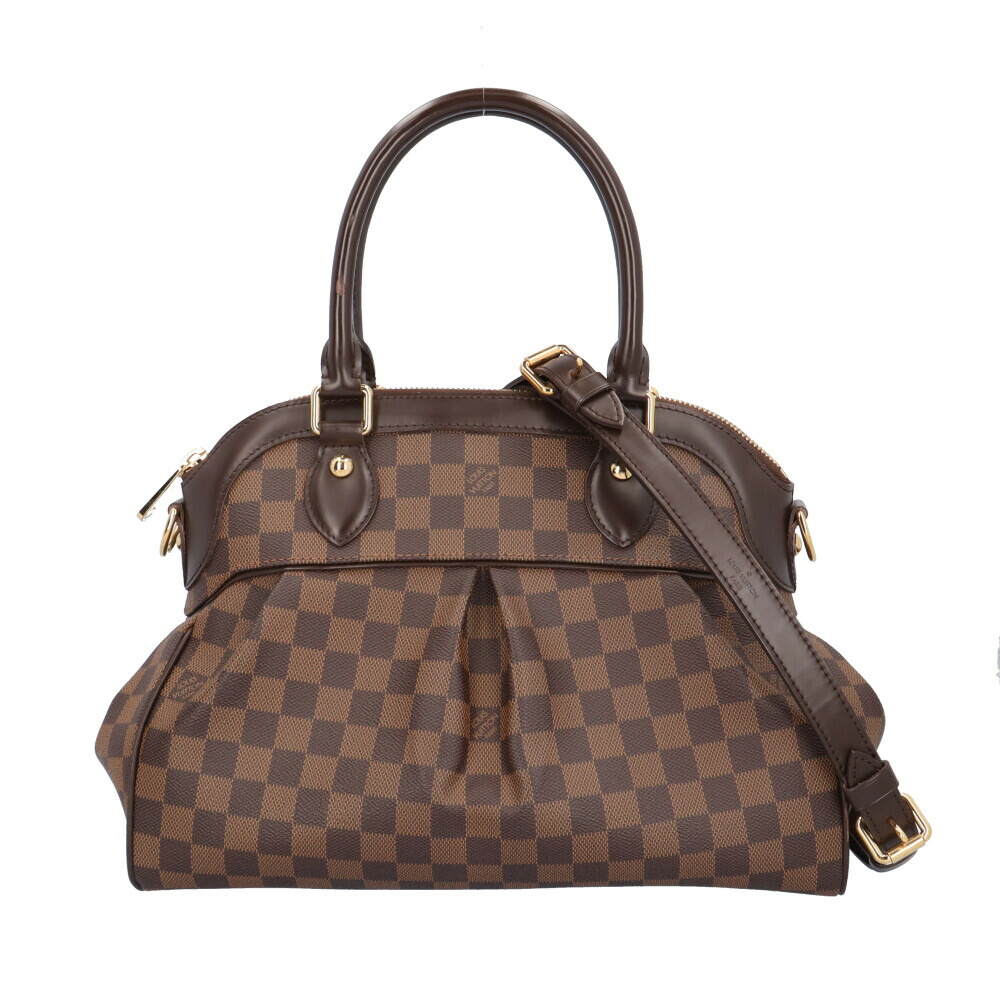ルイヴィトン トレヴィPM ダミエ ショルダーバッグ ルイヴィトン  ダミエキャンバス N51997 ブラウン レディース LOUIS VUITTON 中古2way