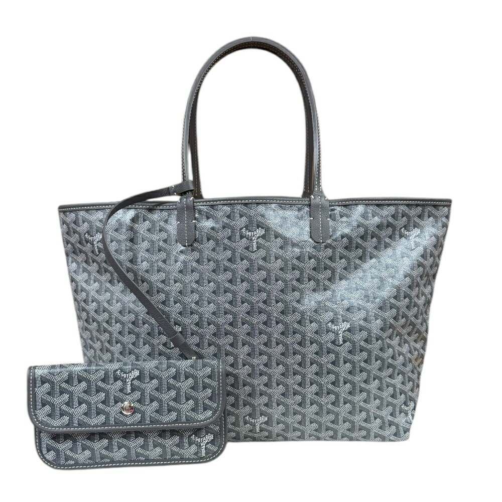 GOYARD ゴヤール　サンルイPM トートバッグ　ポーチ付き　良品です✨ ゴヤール トートバッグ サンルイ サンルイPM バッグ ポーチ付き