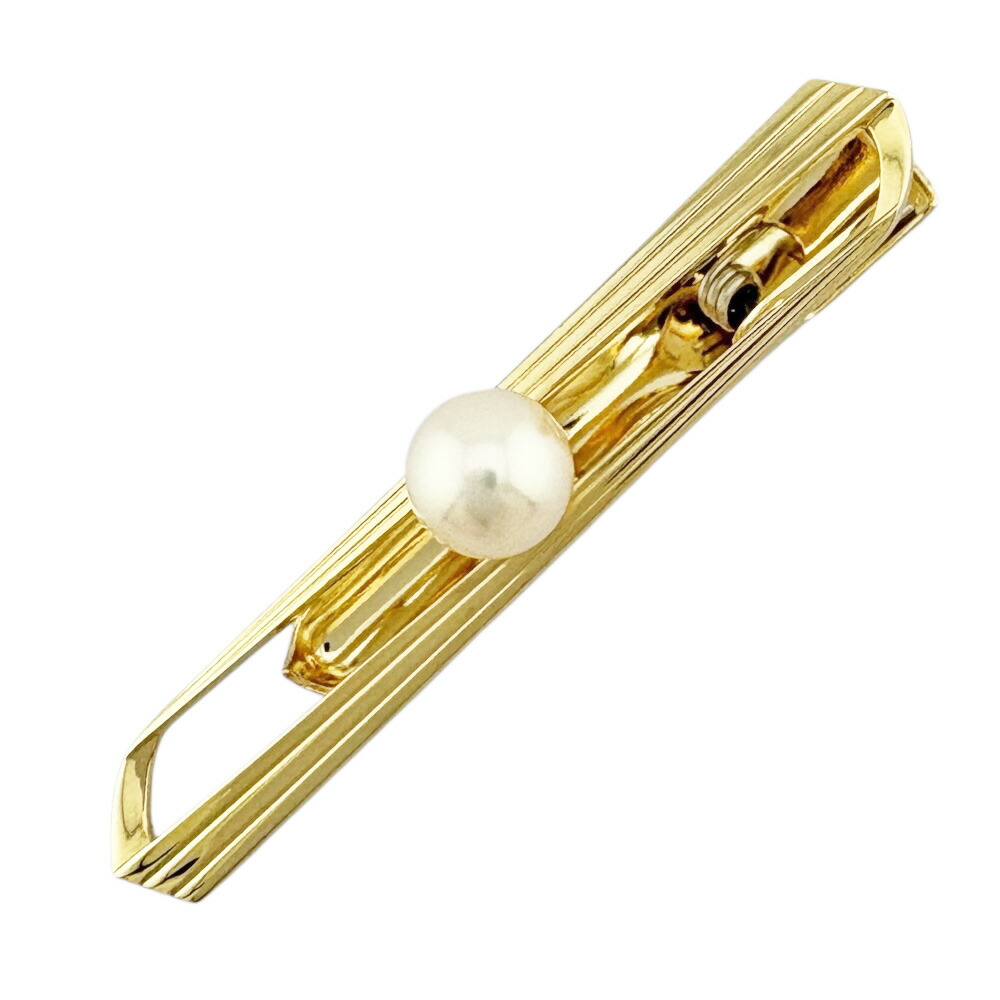ミキモト　ネクタイピン MIKIMOTO ミキモト パール 付き ネクタイピン タイピン ビジネス