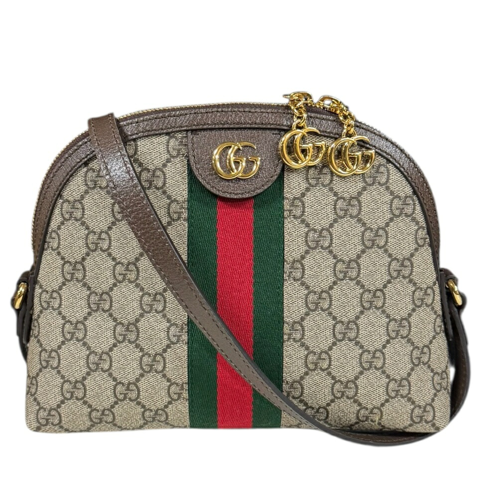 グッチ スモール オフィディア ショルダーバッグ グッチ GGスプリームキャンバス 499621 ベージュ レディース GUCCI 中古