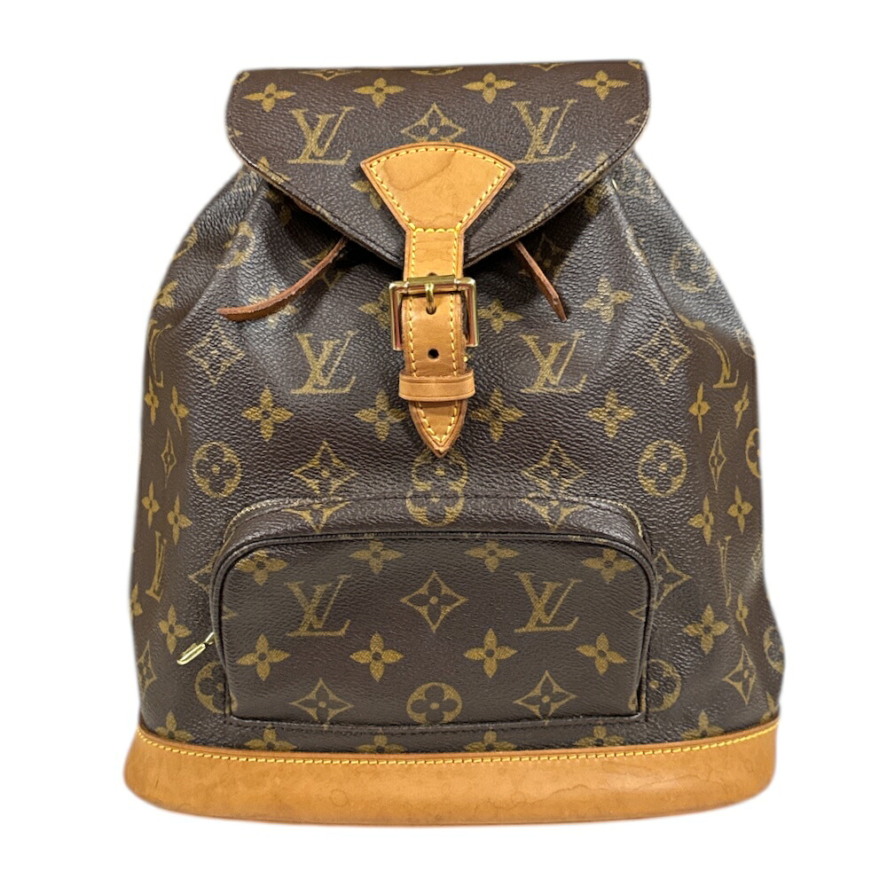 ルイヴィトン モン掏摸MM モノグラム 背嚢・デイパック ルイヴィトン  モノグラム帆布 M51136 レディース LOUIS VUITTON 中古