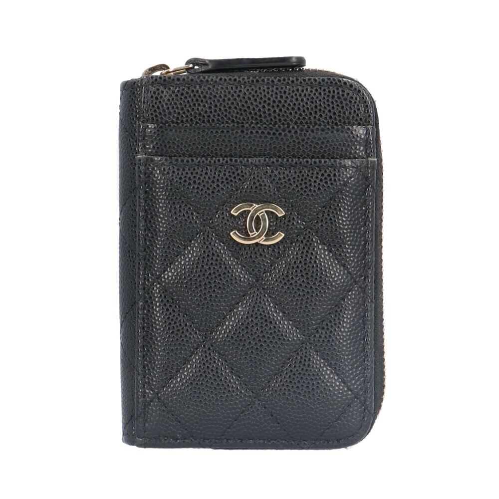 シャネル コインケース シャネル キャビアひと肌 レディース CHANEL 中古