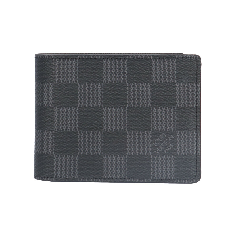 極美品 ルイヴィトン ポルトフォイユ ダミエ 二つ折り財布 N64033 ブルー LOUIS VUITTON ルイヴィトン 財布 二つ折り ポルトフォイユ