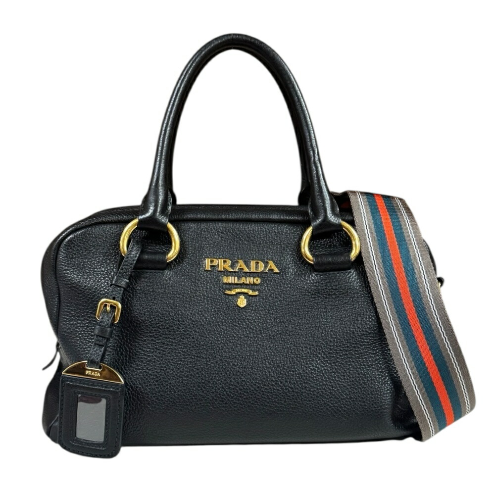 ✨PRADA レジー 2wayショルダーバッグ✨ プラダ PRADA ショルダーバッグ 2VH078 ブラック レザー