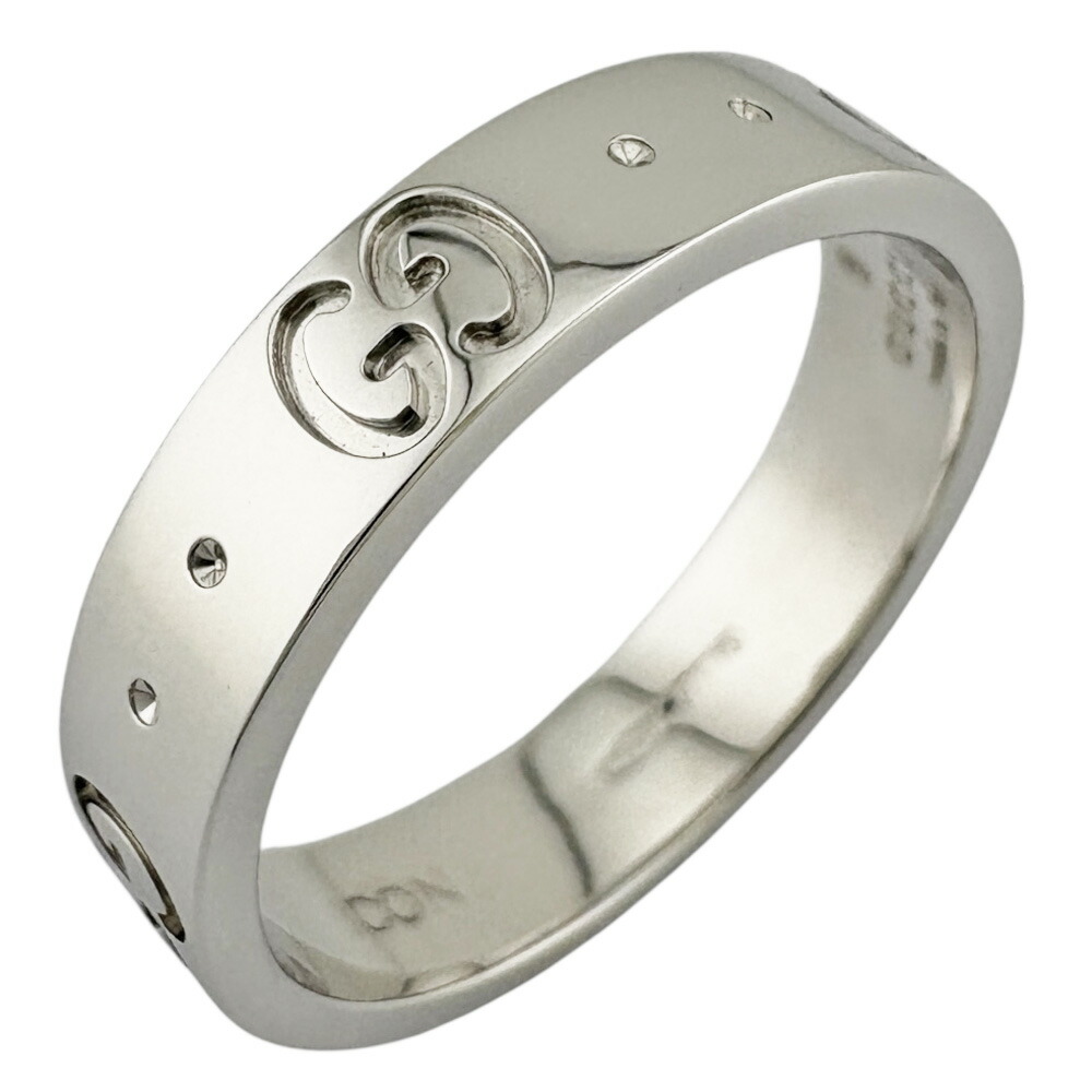 楽天市場】グッチ 指輪 K18PG アイコンリング 幅9ミリ #15(約14号