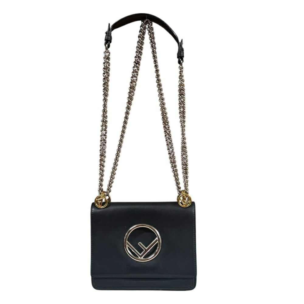 フェンディ FENDI ミニキャナイエフ チェーン ショルダーバッグ8BT286 フェンディ チェーンショルダーバッグ ミニ キャナイ エフ