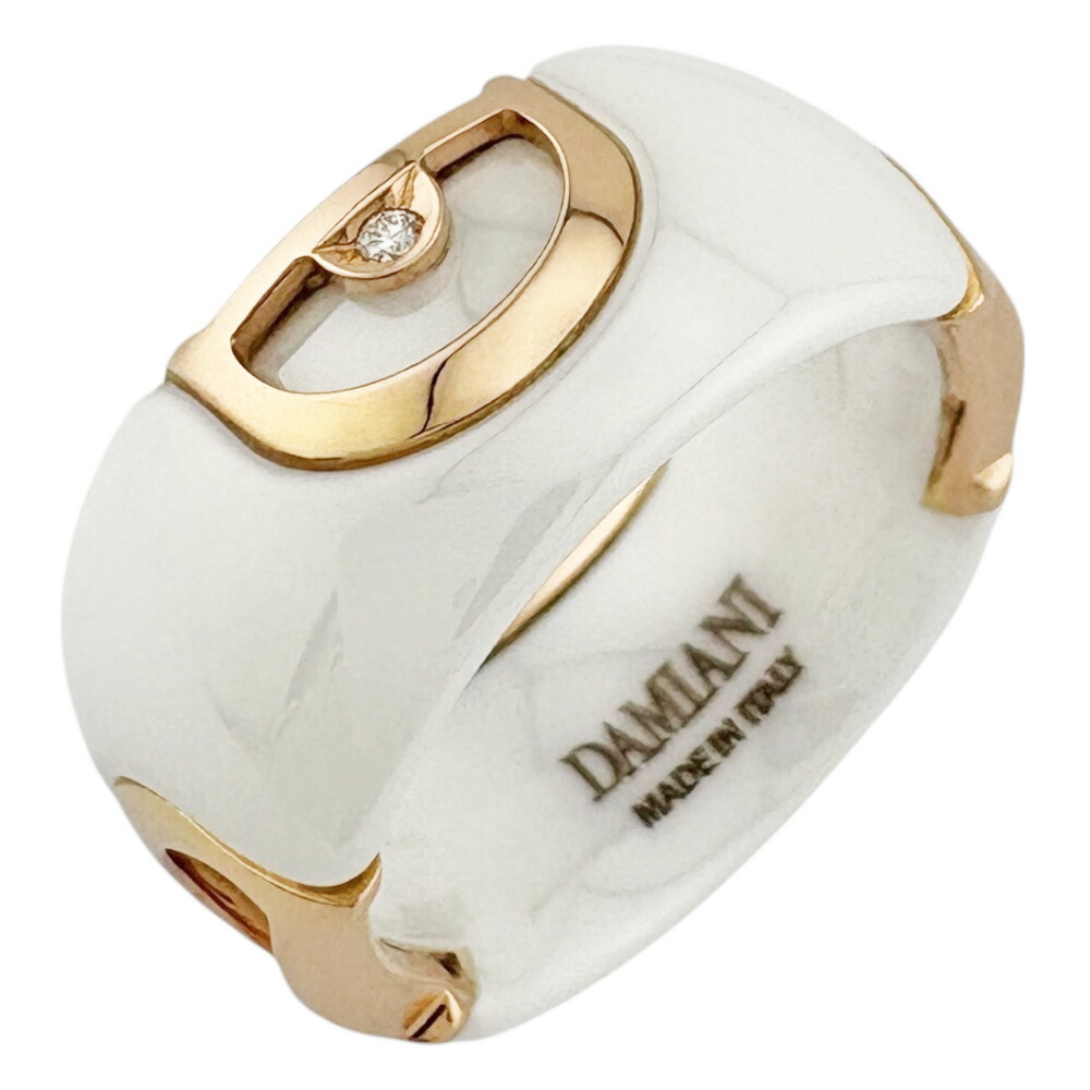 ダミアーニ ミモザ ダイヤ リング 現行モデル 14号 750WG【20250】 DAMIANI ダミアーニ ミモザ ダイヤ リング 現行モデル 14号