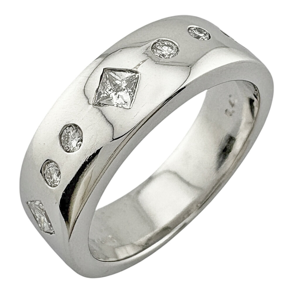 リング 指輪 11.5号 18金 ダイヤモンド 0.41ct レディース 中古