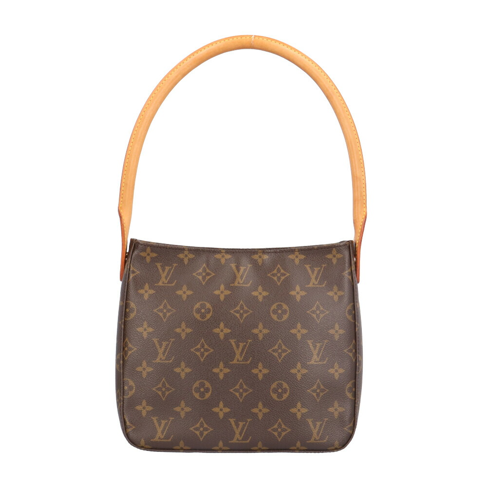 ルイヴィトン ルーピングMM モノグラム ショルダーバッグ ルイヴィトン モノグラムキャンバス M51146 ブラウン レディース LOUIS VUITTON 中古