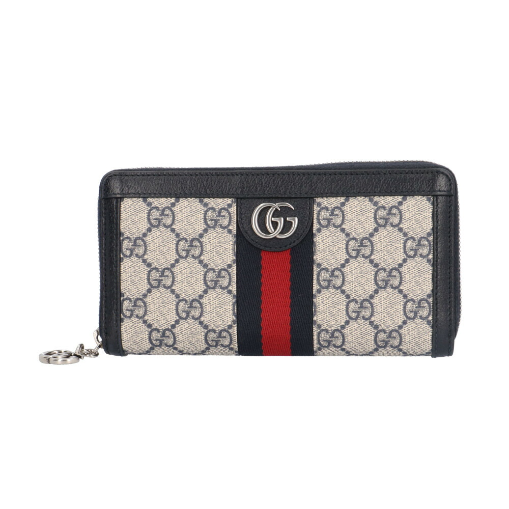 グッチ GGジップ アラウンドウォレット オフィディア 長紙入れ グッチ GGスプリームキャンバス 523154 レディース GUCCI 中古