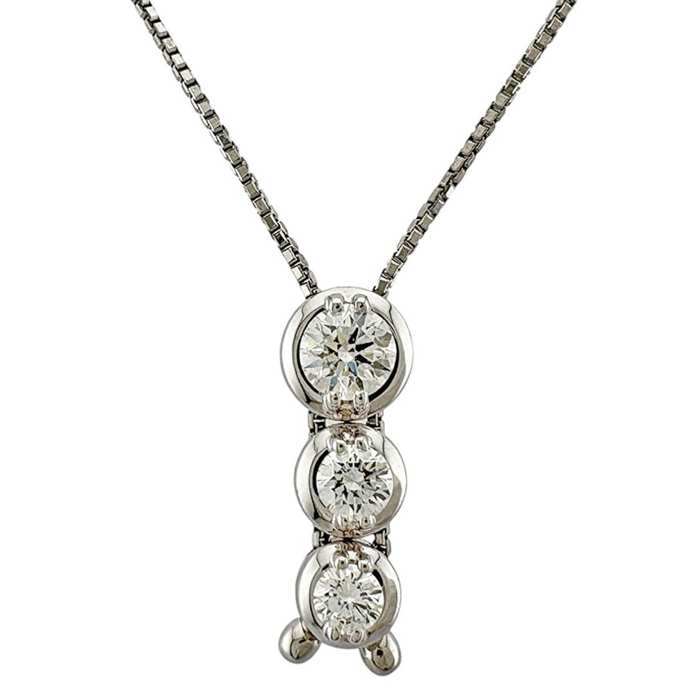 出品は7/13迄！最終値下！TASAKI タサキ ダイヤ ネックレス0.63ct TASAKI タサキ ネックレス ダイヤ ダイヤモンド 0.32ct 3P K18WG