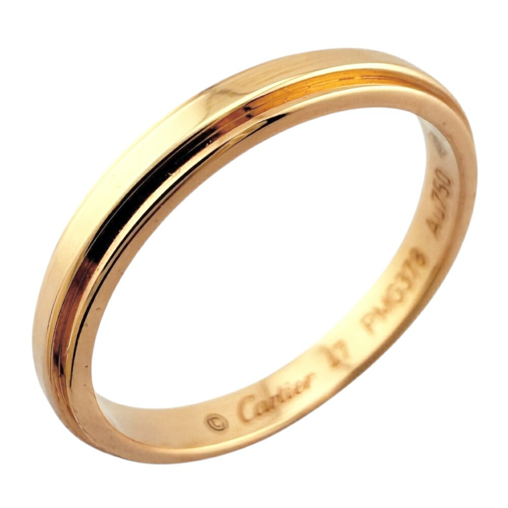 楽天市場】カルティエ 指輪 K18PG ダムールウェディングリング 幅2.5