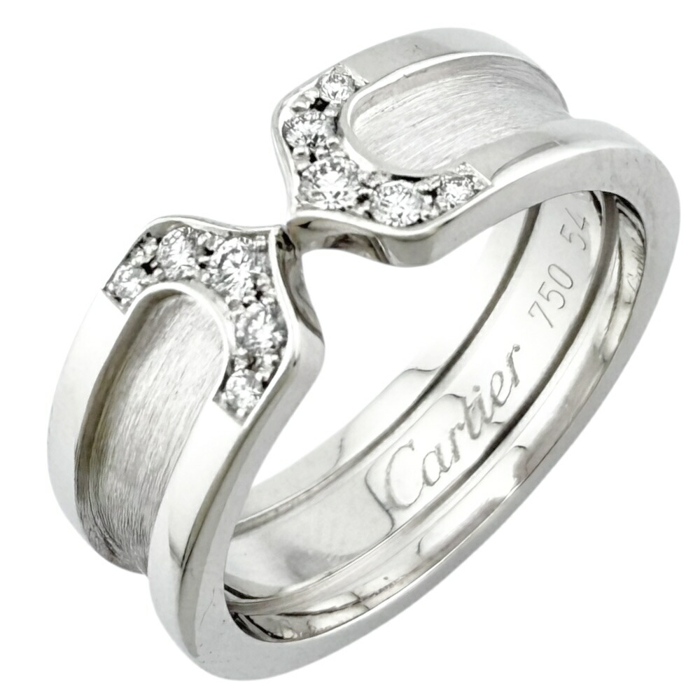 楽天市場】カルティエ 指輪 レディース 2C ダイヤモンドリング 150周年