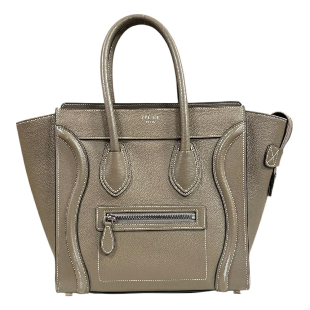 CELINE コール マイクロ ラゲージ 水色 ブルー グレー セリーヌラゲージ マイクロショッパー 水色系 レディース