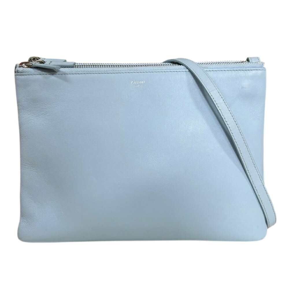 ラ*ヴ様 CELINE トリオ ミディアム ショルダーバッグ CELINE セリーヌ ショルダーバッグ CLASSIQUE MEDIUM TRIOMPHE